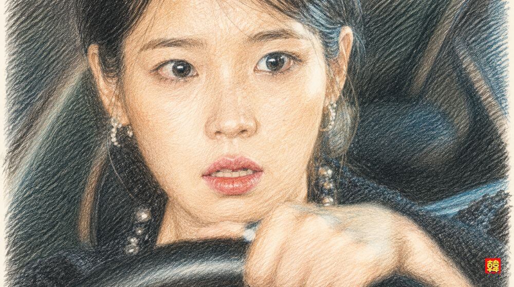 『21世紀の大君夫人』で、エンジン故障によって暴走する車を必死に運転するヒジュ。止まらない車の中で恐怖と焦りが入り混じる緊迫のシーン。