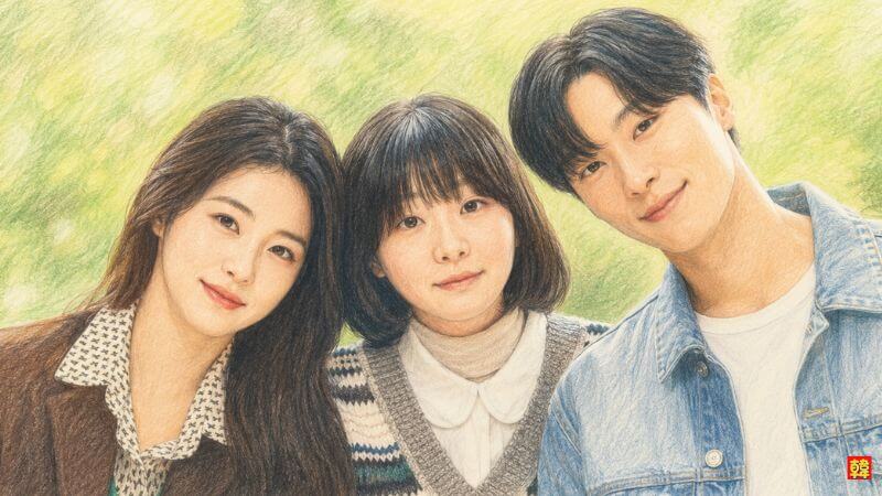 『100番の思い出』主演3人、ハン・ジェピル(ホ・ナムジュン)とヒロイン2人