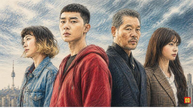 ドラマ「梨泰院クラス」のキム・ダミ、パク・ソジュン、ユ・ジェミョン、クォン・ナラ