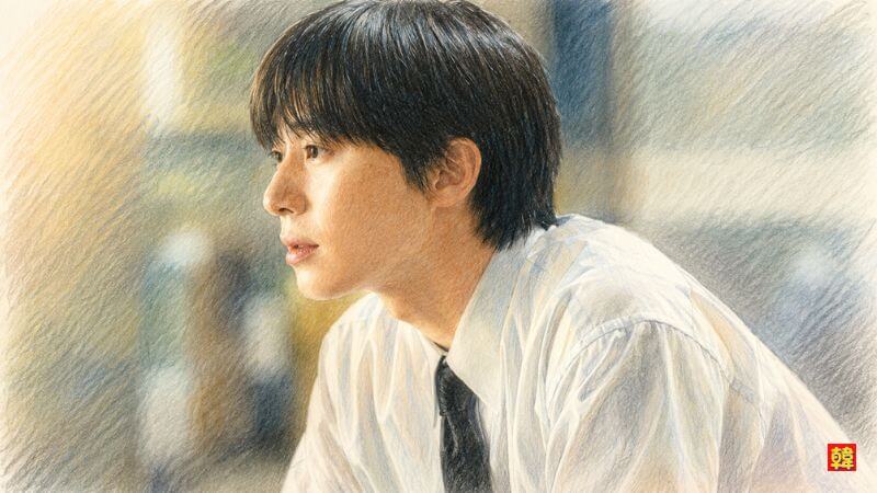 ドラマ「明日はきっと(キョンドを待ちながら)」でのパク・ソジュンの横顔カット