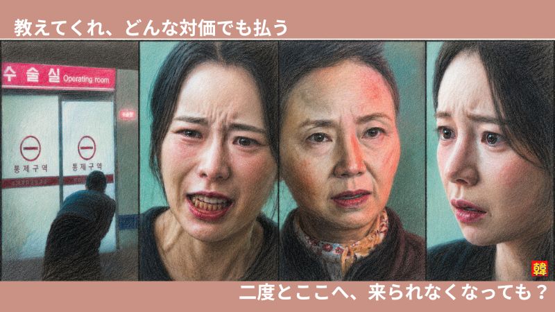 素晴らしき新世界13話予告 手術室の前で泣きながら懇願するソリとクム菩薩 セリフ「どんな対価でも払う」