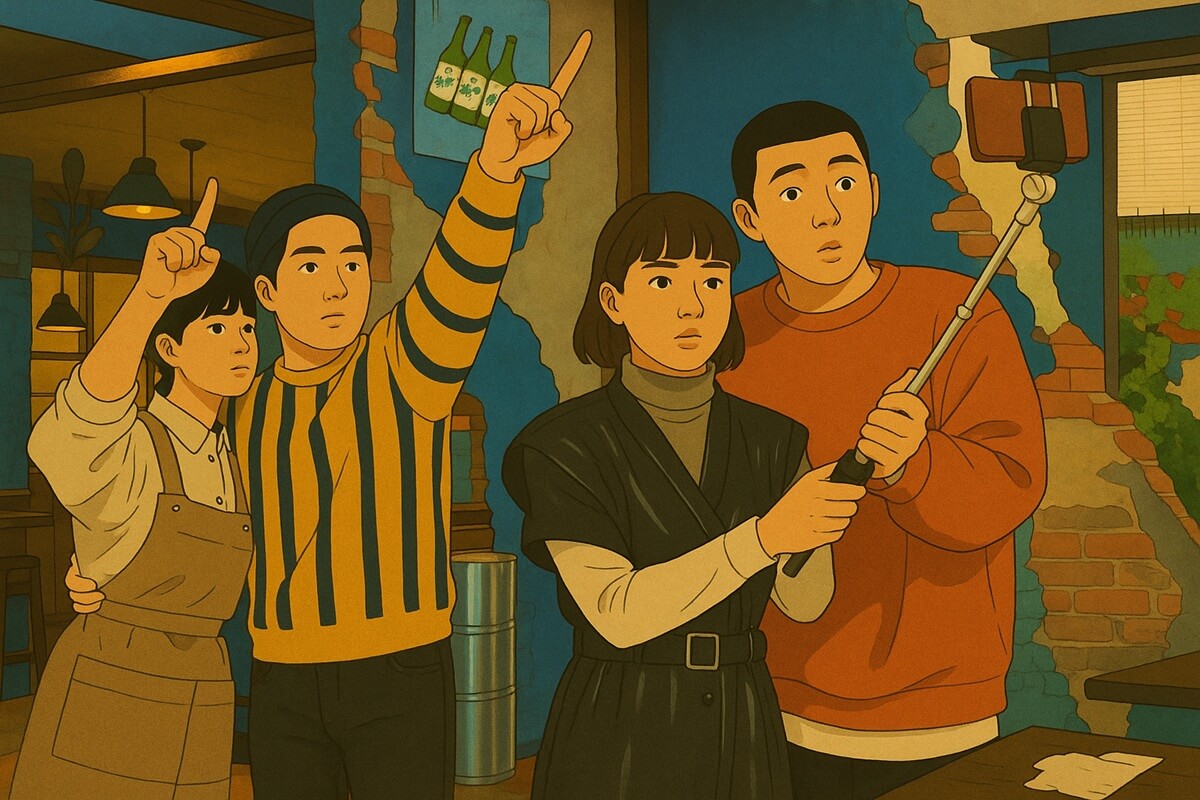 韓国ドラマ『梨泰院クラス』公式イラスト｜夢と信念を胸に逆境へ立ち向かう若者たちの成長と復讐の物語